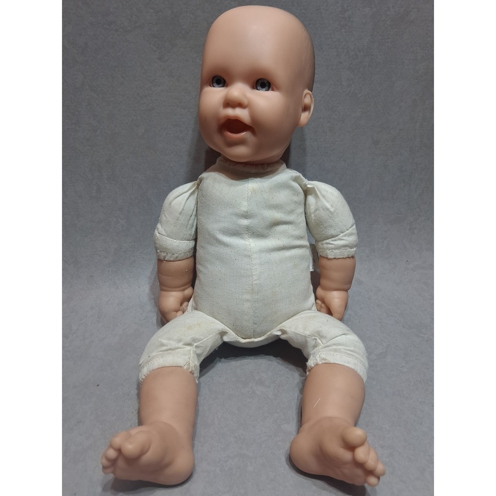 Berenguer Baby Doll. 15" Smiling Baby Doll. Blue Eyes.